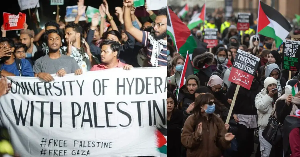 Hyderabad University imposes fines on six students for planning a march in support of Palestine