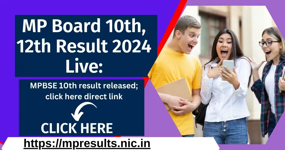 MP Board Result 2024 Live